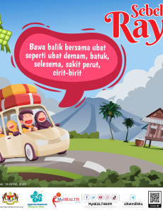 Sebelum Raya, Bawa Balik Bersama Ubat